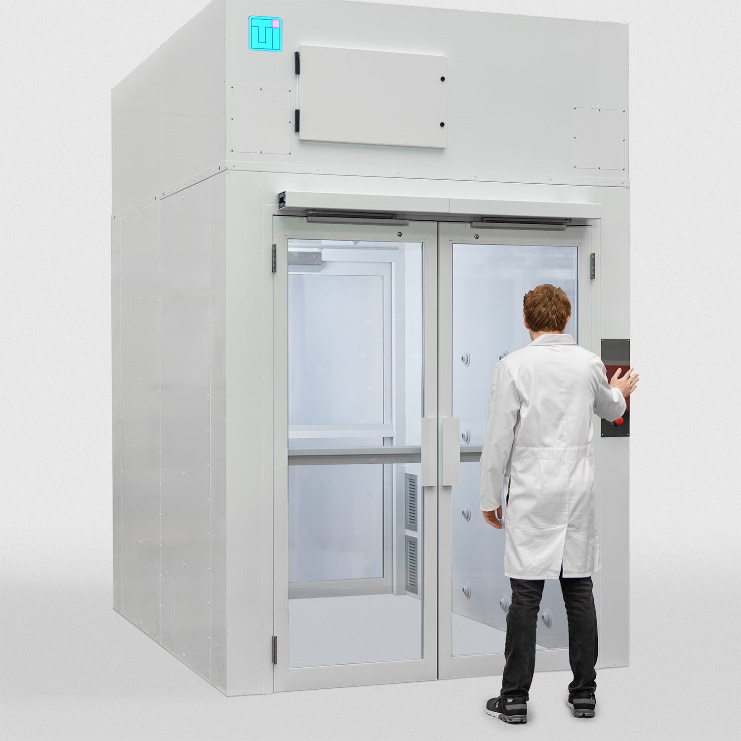 Standard Air Shower, Powder-Coated Steel