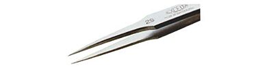 Tapered thin tip tweezers with medium points | 9303-07 displayed