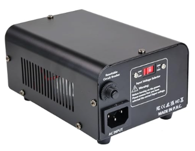 Step-down voltage converter for IonBar or Ionizing Air Gun; converts 240VAC input to 120VAC output, includes thermal protection, overload protection, and reduce  |  2005-09C-220 displayed