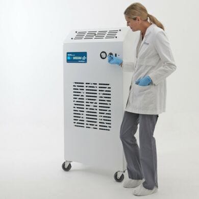 Mobile Medical Grade Air Filter System with optional CleanWatch Environment Monitoring included | 6601-66A displayed