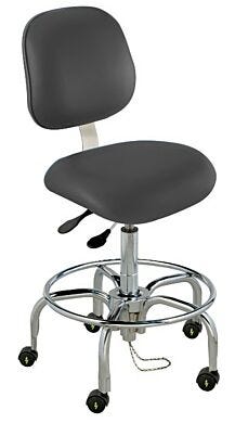 Ergonomic static-control chair features ''Soft Touch'' height adjustment | 2802-73 displayed