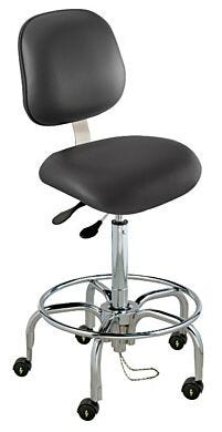 Ergonomic static-control chair features ''Soft Touch'' height adjustment | 2802-76 displayed