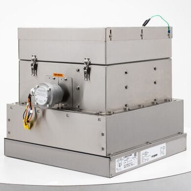 Standard stainless steel 2'x2' Explosion Proof Reverse-Flow FFU model  |  6601-22-UEVSS displayed