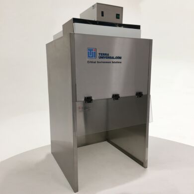 WhisperFlow Benchtop Hoods provide HEPA-filtered airflow in tight spaces, perfect for crowded workbenches  |  1688-92B-24-AA displayed