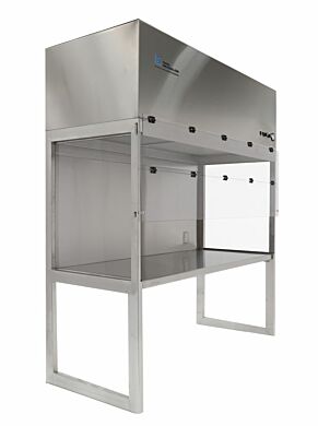 Stainless Steel ValuLine® WhisperFlow Vertical Laminar Flow Hood with integrated work surface | 2001-66 displayed