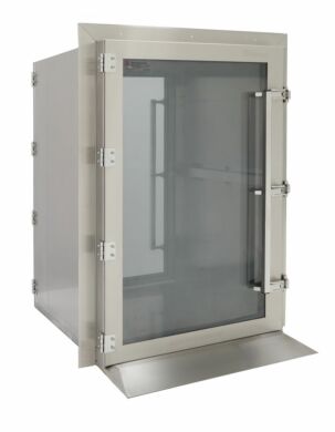Simplifies contamination-free transfer of materials between classified spaces  |  2636-12D-2 displayed