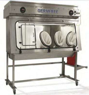 VersaFlow™ Benchtop Laminar Flow Glovebox meets USP-797 requirements for sterile compounding(shown with three glove ports)  |  5607-20 displayed