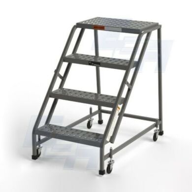 OSHA 4-Step EZY-Climb Steel Ladders with EZY-Tread or Grip Strut, 3