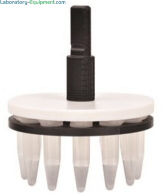 #451 holds 8 tubes (1.5ml polypropylene, Eppendorf tubes)  |  5323-48 displayed