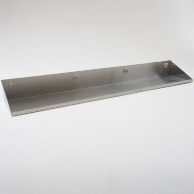 Space-efficient wall mounted shelf suitable for contamination sensitive surgical tools and instruments; 60
