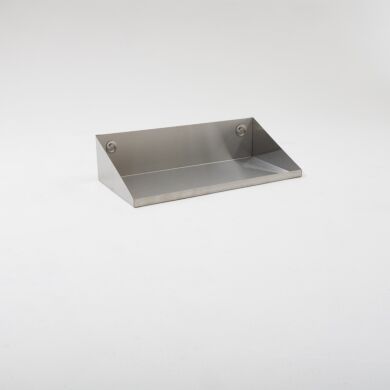 Space-efficient wall mounted shelf suitable for contamination sensitive surgical tools and instruments; 24