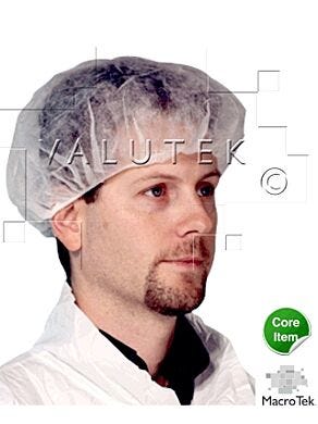 Latex-free bouffant cap.  |  5605-66 displayed