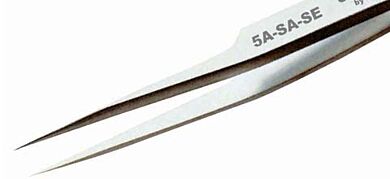 Micro fine tapered tip tweezer with high precision points | 9301-74 displayed