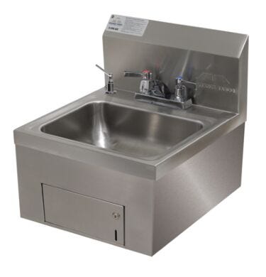 Wall mounted, deep drawn sink bowl, hand sink (Model 7-PS-65)  |  6901-50 displayed