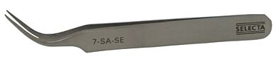 Curved tip high precision point tweezers | 9301-78 displayed