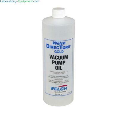 Premium Gold Pump Oil by Welch Vacuum | 7906-47 displayed