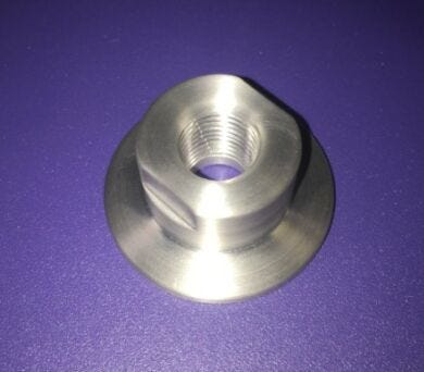 Flange Adapter, Vacuum Fitting QF40 x 0.25 in FNPT  |  9400-03 displayed