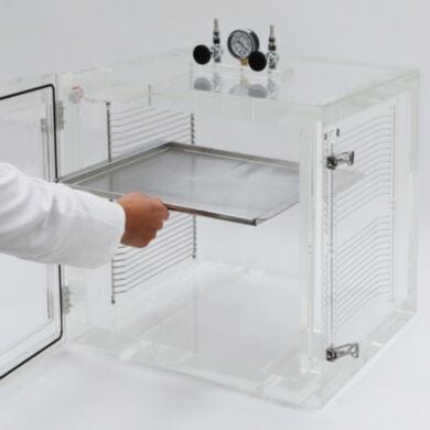 Acrylic Vacuum Desiccator Cabinet; 22.125