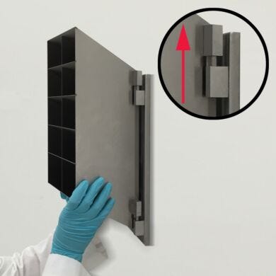 BioSafe® models feature a hinged removable housing that lift out for easy and thorough cleaning in hard-to-reach areas  |  4949-09 displayed