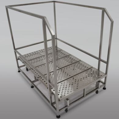 Single-step mobile platform with 36