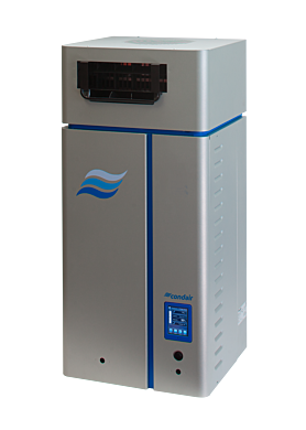 The EL Space 020 steam humidifier by Condair is built to use any source of potable water to create steam for flexible indoor placement  |  3951-12 displayed