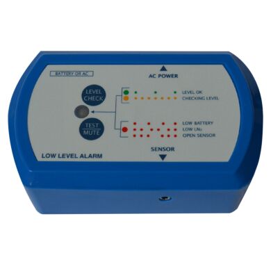Low level alarm with optional remote alert capabilities | 6900-82 displayed