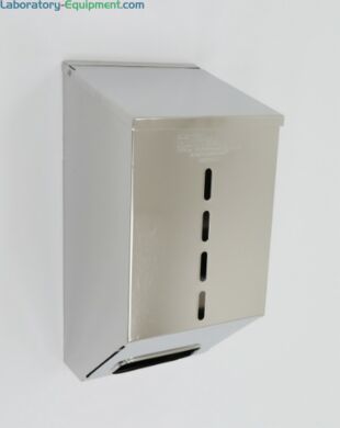 Stainless Steel Wall Mounted 1 Chamber Glove Dispenser  |  4952-80-2 displayed
