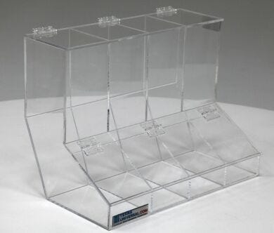 Acrylic Multi-Chamber Dispenser  |  4005-51 displayed