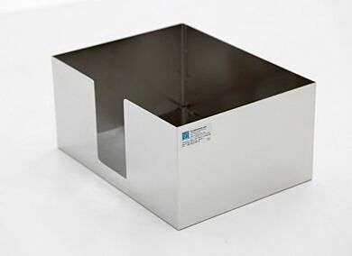 Cleanroom Stainless Steel Wiper Dispenser | 4951-40-2-316 displayed