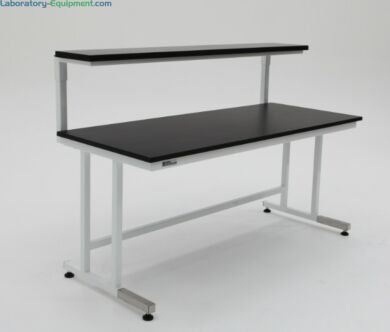Shelf shown installed on upright along with epoxy table.  |  1527-04 displayed