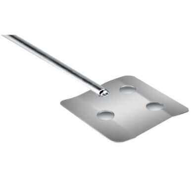 316 stainless steel paddle with flat holes for gentle, low to mid speed mixing fits OS-20L and OS-40L Overhead Stirrers by Benchmark Scientific; IPS2050-P-S3 | 6927-36 displayed