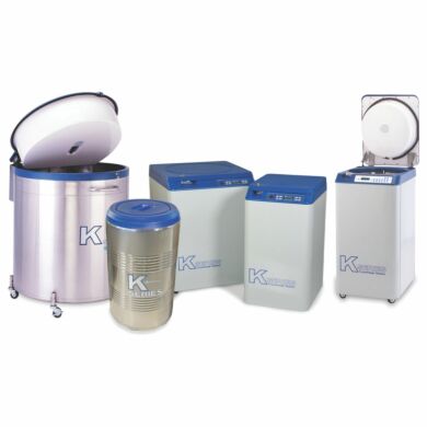 TW K Series 3K model with a 48L LN2 capacity and a 38K model with a 590L capacity feature intuitive touch controls and digital controller on 38K model