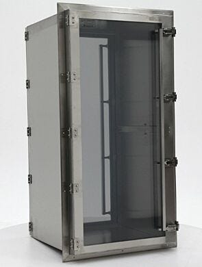 Simplifies contamination-free transfer of materials between classified spaces | 2636-16D-2 displayed