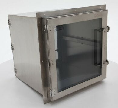 Simplifies contamination-free transfer of materials between classified spaces  |  2636-06D displayed