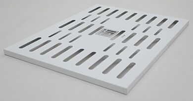 Powder Coated Steel Left Side Perforated Shelf  |  4101-88 displayed