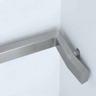 304 Stainless steel BioSafe® crash rail features continuous-seam welds to meet strict cleanliness protocols  |  6600-88 displayed