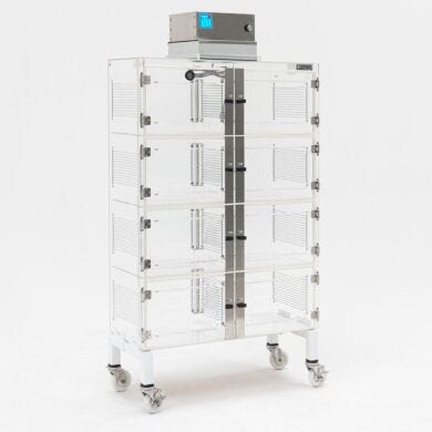 These Laminar Flow Cabinets are ideal for curing, drying , transporting and storing sensitive components such as optical assemblies and tools  |  9700-PP-01 displayed