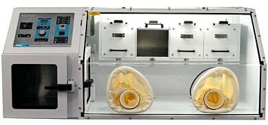 Heavy Duty Stainless Steel Bactron300 Anaerobic Glove Box includes 17.6 cu. ft. of work space | 3900-82 displayed