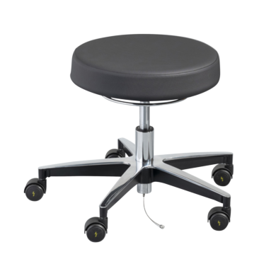 BioGrip vinyl stool by BioFit for use in high-tech and other ESD applications  |  2810-54 displayed