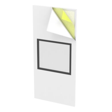 Cleanroom wall panels with uPVC bonded to an EPS rigid foam core are available with a standard 3' x 3' window | 6606-50 displayed