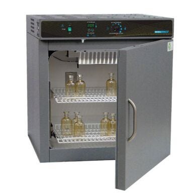 Shel Lab B.O.D.Thermoelectric Cooled Incubator accepts 120 BOD bottles; includes 2 adjustable shelves with a 75 lb. load capacity | 3901-34 displayed