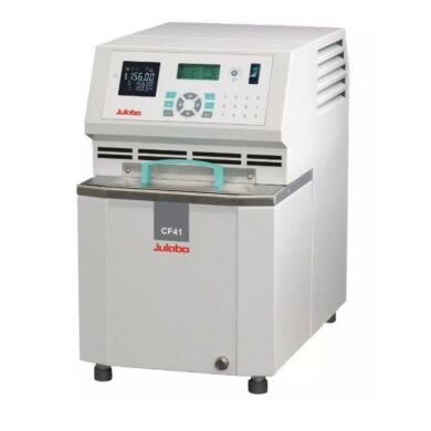 High-Tech CF41 Cryo-Compact Circulator by Julabo with a -40°C to +200°C temperature range, a 5.5L capacity, and up to 26L/min flow rate for demanding applicatio  |  2540-07 displayed