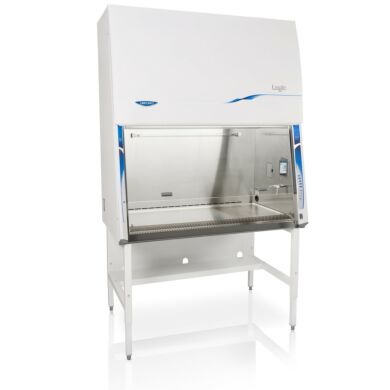 Labconco's Class II A2 biosafety cabinet is made with leak-tight 304 stainless steel and tempered safety glass  |  3642-PP-01 displayed