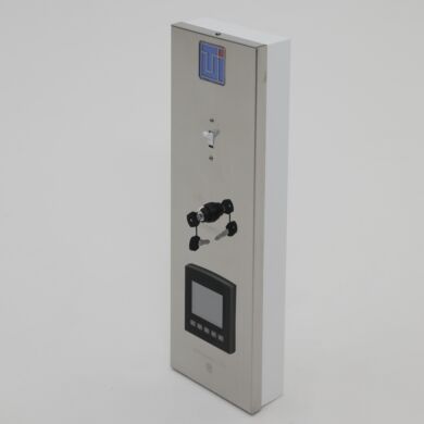 Cleanroom control panel with Tier 2 system monitors and controls up to 100 FFUs in 8 rooms; 6 inputs for pressure/RH/temp sensors, plus FFU performance alarm, f  |  6607-02-M displayed
