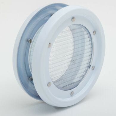 Cleanroom talk-through provides communication from both ends of the window  |  5050-53 displayed