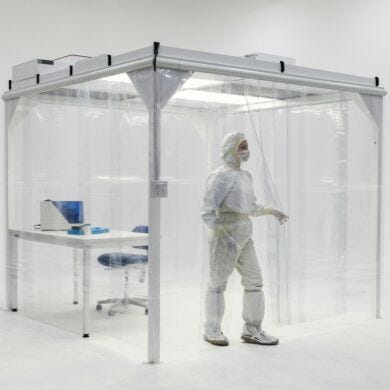 ValuLine Softwall Modular Cleanrooms provide ISO 7 – ISO 8 cleanliness conditions at lower cost