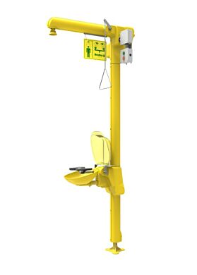 Activate shower with pull rod for swift submersion  |  1532-89 displayed