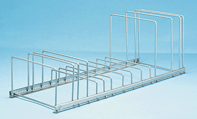 Shown with optional SS wire supports.  |  3607-03 displayed
