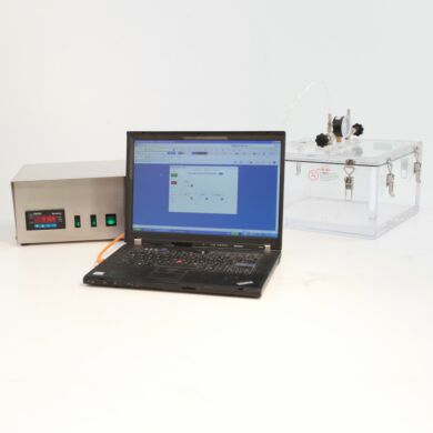 eVAC™ allows the operator to stimulate and test how altitude affects the sample; eVAC connection kit not included  |  5235-45 displayed