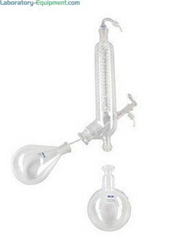 Vertical and diagonal glassware units for standard distillation | 6924-22 displayed